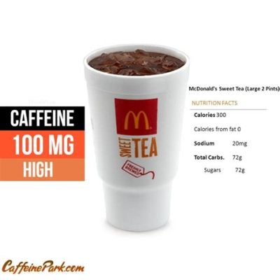 does mcdonalds sweet tea have caffeine does the sweetness of sweet tea affect its caffeine content?